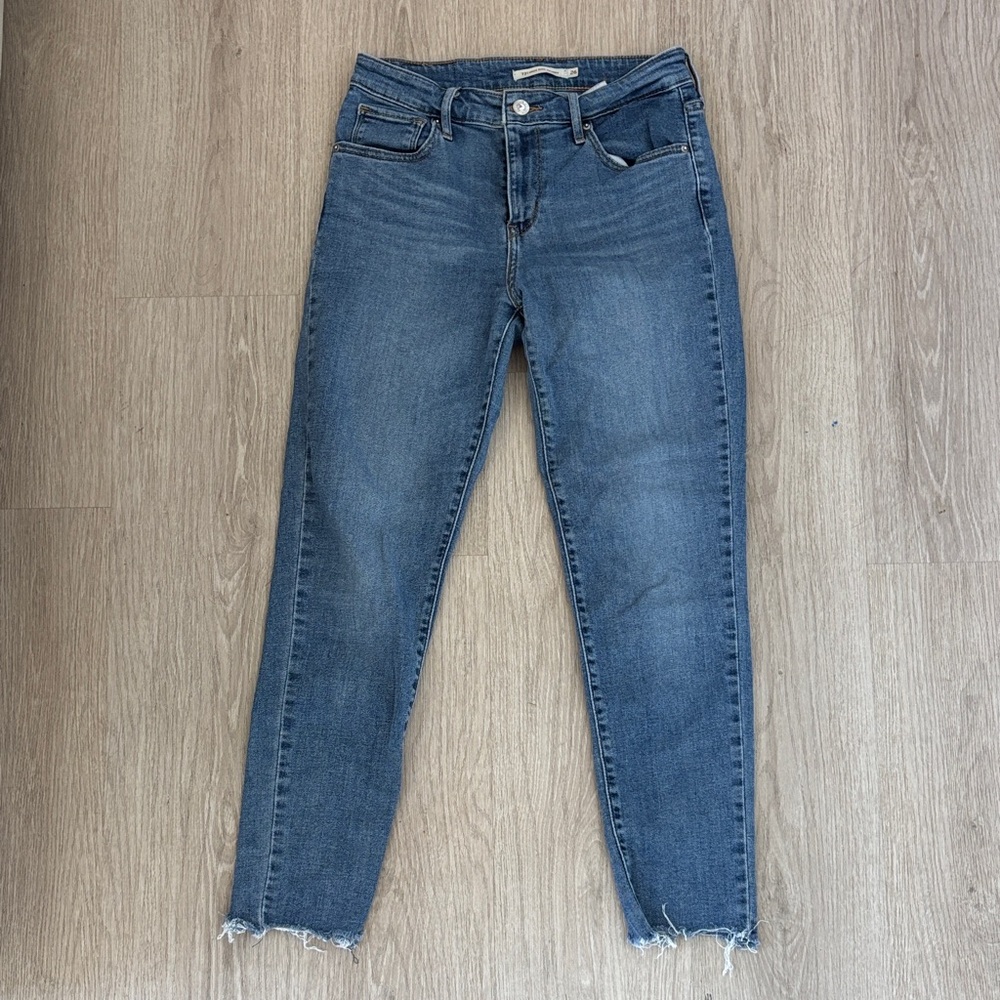 Levi's Blue Ankle Jeans